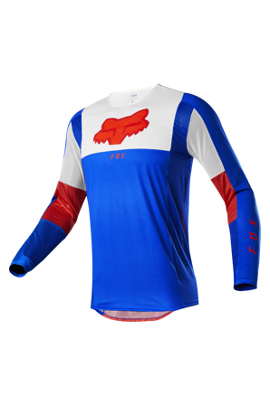 Maglia Cross FOX Racing Airline Pilr Blu-Rosso XL