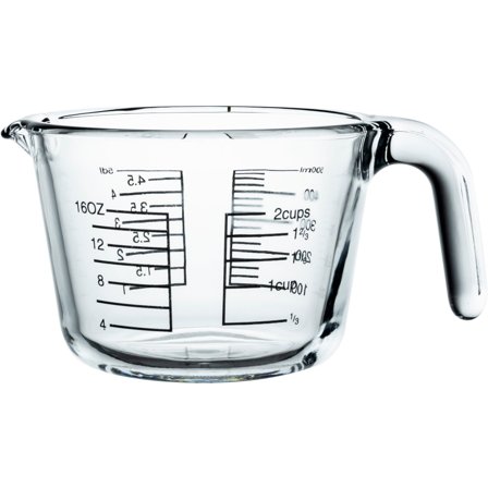 Essentials Målebeger 0,5 liter' - 'Glass