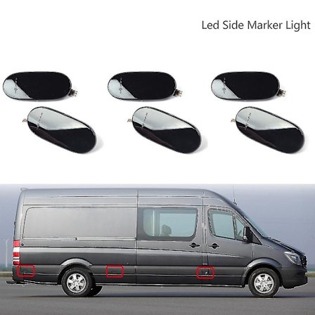 6x LED Dynamiske Sideblinklys Blinklys Indikatorlampe kompatibel med - Sprinter W906 2006-20