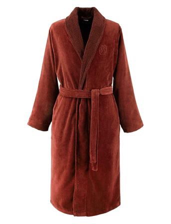 Doubleb Bath Robe Home Textiles Bathroom Textiles Robes Burgundy Boss Home
