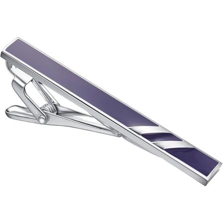 3 stk. slips for menn i sort og gull med elegant eske - slipsklipssett i gull for vanlige slips