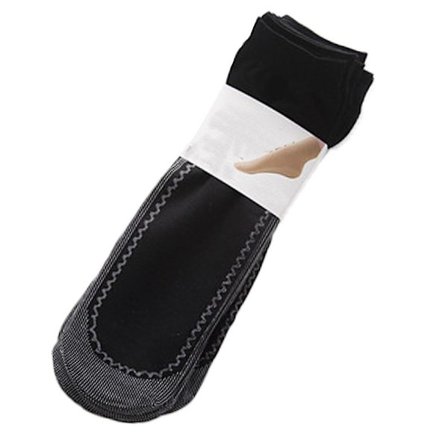 Løse ankelstrømper for damer med diabetes, bambus, vide, tynne, sømløs tå og uten stropp øverst