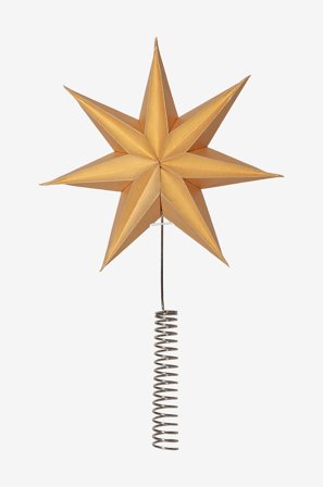 Star Trading - Isa topstjerne - Guld - Julepynt - Fra Homeroom