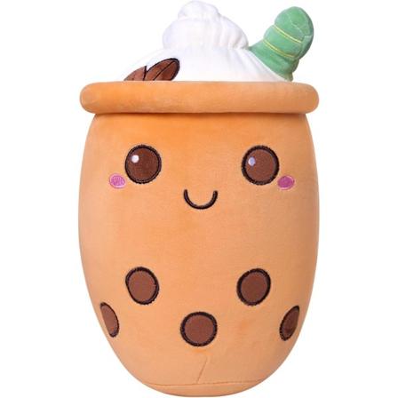 Kuplajuoma-Plush-tyyny s p Plushie Pehme Leikkiel in J ttim inen T ytetty El in tyyny Rakastajille (24cm ruskea) 24cm Brown