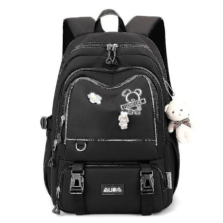 Skolesæk til mellemtrinnet - Stor kapacitet skolesæk til piger