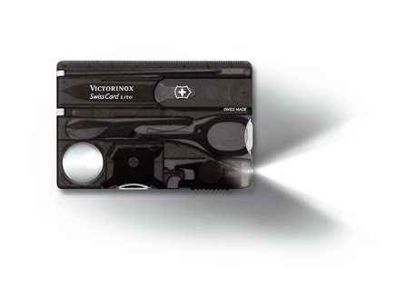 Victorinox SWISSCARD LITE black transparent