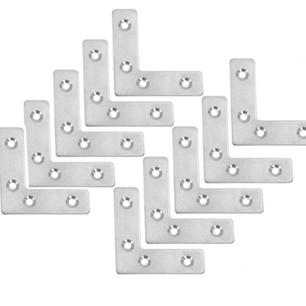 10 stykker form fladt beslag 90 grader