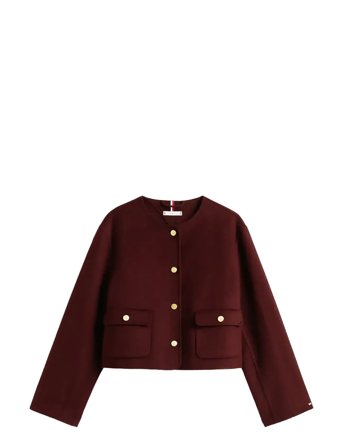 Tommy Hilfiger | Df Wool Blend Reg Lady Jacket | 40