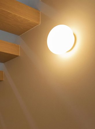 Glo-Ball C/W Zero tak/vegg - hvit