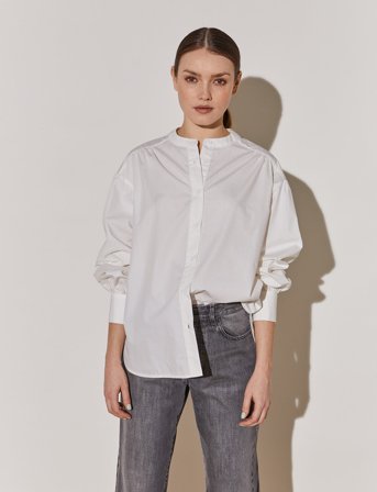 Malina Amelia Shirt - White - L