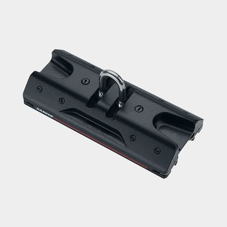 Harken 32mm High-Load Car - Forged Shackle, kullagrad skotvagn i svart aluminium och rostfritt stål för segelbåt