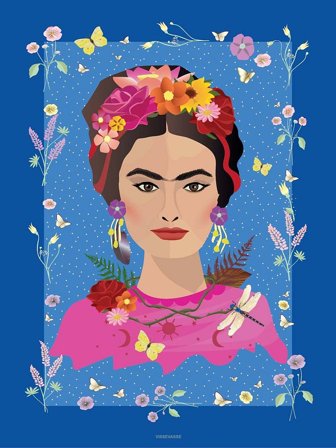 ViSSEVASSE Plakat Frida Kahlo 50x70 cm, Tøj & Bolig, Boliginteriør, Plakater & Rammer