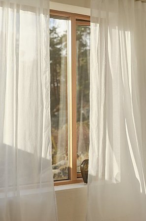 Jotex - Voile Gordijn 2-pak Natuurwit natuurwit - CORINNE - Koop Multifunctionele gordijnen bij Jotex