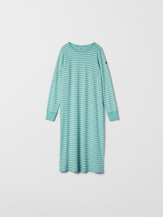 Voksen nattkjole - XS - barneklær - turquoise - Polarn O. Pyret