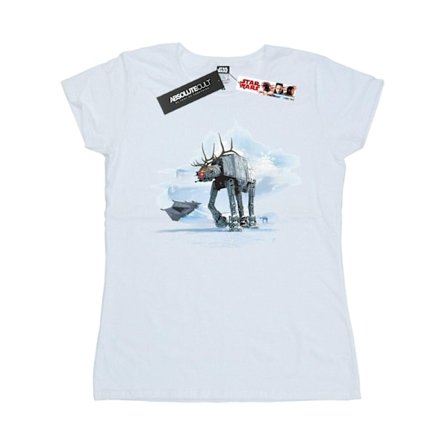 Star Wars Dam/Damer Jul AT-AT Ren T-shirt i Bomull