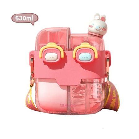 Barnens stora dubbelstrå-koppar med fack