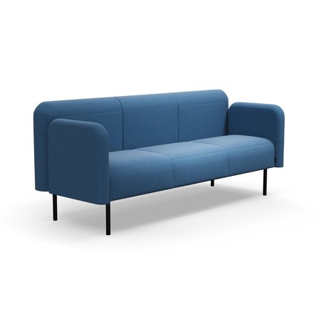 Sofa VARIETY, 3-Sitzer, Stoff Pod CS, blau