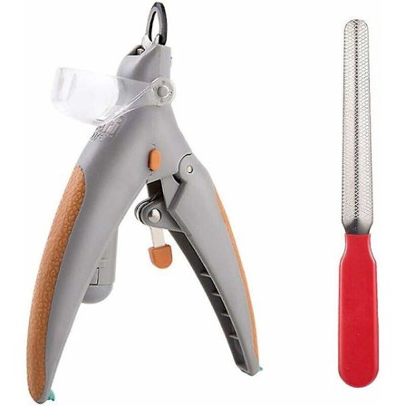 Hylotele Belyst Katt Husdjurs Nagel Klippare Katt Klo Klippare Katt Nagel Sax Katt Nagel Klippare Med LED-ljus 5x förstoring med nagelfil