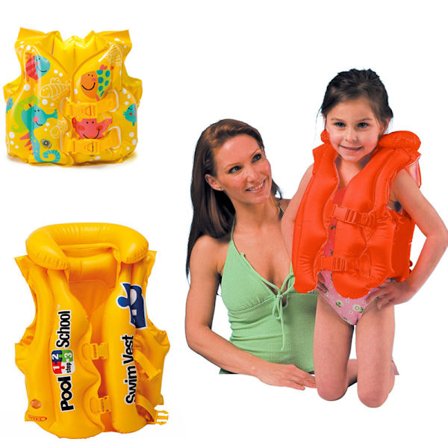 Intex Deluxe Pool School Simväst Flytväst 3-6 År