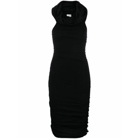 Khaite, Midi Dresses Czarny, Kobieta, Rozmiar: S