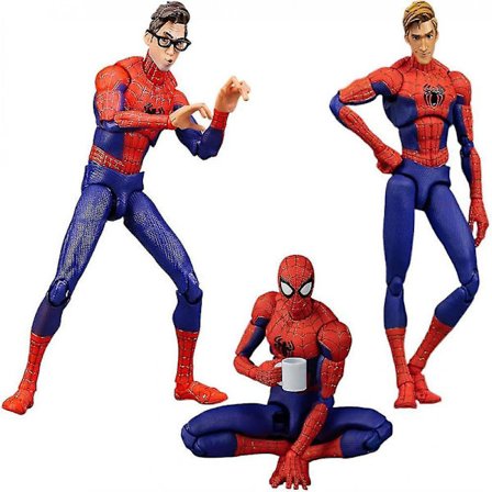 6-tommers Spider-man actionfigurer, Legends Series Spider-man: Across The Spider-verse, Peter Parker Playsets Toy Db