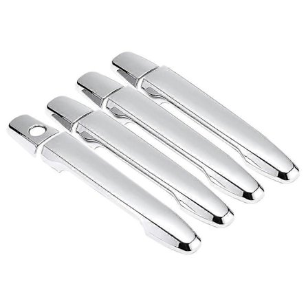 ABS Krom Side Dørhåndtak Deksel Trim 8 stk for Mitsubishi Outlander Lancer Sedan Evo Sport RVR ASX