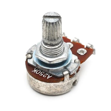 Mini-kitaran potentiometri lineaarinen kartiopotikat bajonetilla L15mm Sh