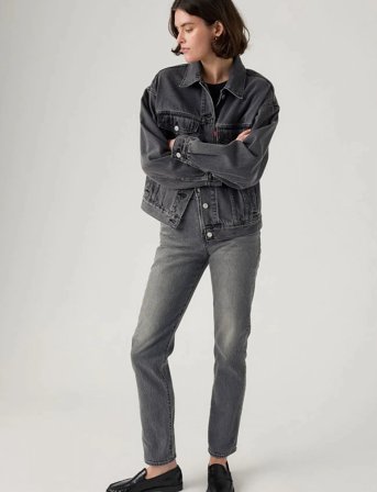 Levi's Wedgie Slim After Hours Night - Grey - 29 x 30