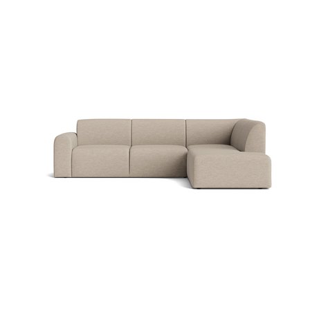 Interlude hjørnesofa, højrevendt - Cona Beige - 269x230x75 - Sofa, hjørnesofa