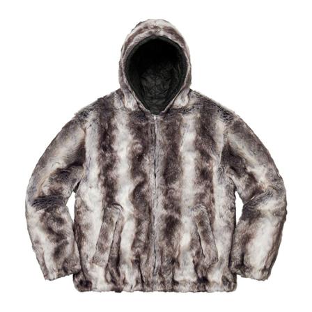 Supreme, Light Jackets Grijs, Heren, Maat:M,leer