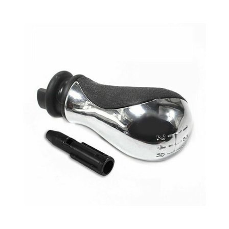 Växelspaksknopp för bil 5-växlad manuell ersättning för Citroen C5 01-08 Xsara Picasso 99-08 - Silver