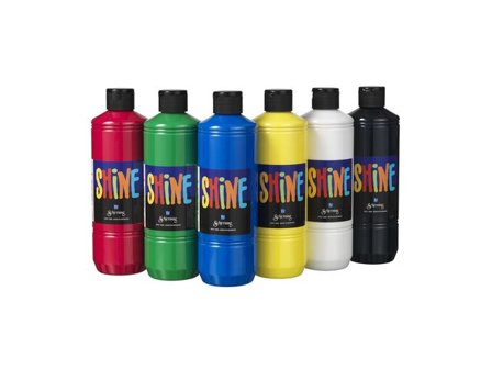 Glansfärg Glossy 500ml klarblå - Lyreco - Skola och förskola - Målarfärg och tillbehör - Blank täckfärg