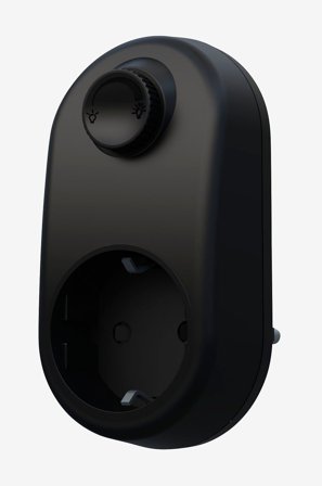 PR Home - Mood Plug in dimmer for LED 10 cm - Musta - Tarvikkeet - - Homeroom