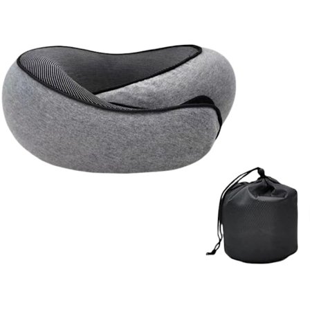 Kannettava toimistonokostus niskatyyny - mukavuutta ja tukea Grey