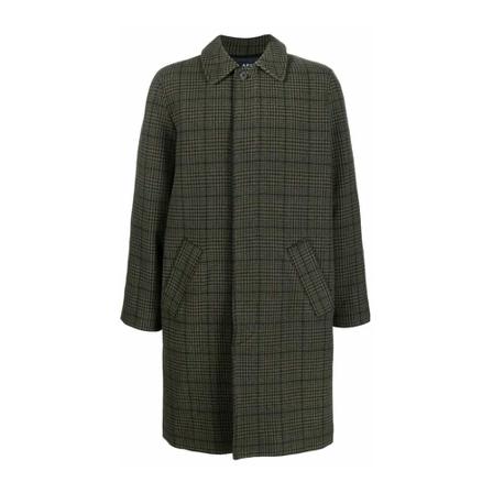 A.p.c., A.p.c. Coats Green Groen, Heren, Maat:L,voering