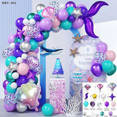 Rosa Lilla Ballongbue Sett, Enhjørning Ballongbue Sett, Enhjørning Ballonger Enhjørning Tema Festdekorasjoner, Enhjørning Ballong Garland Med Konfetti