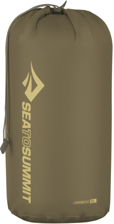 Sea to Summit Eco Lightweight Stuffsack pakkauspussi, oliivinvihreä, 13L