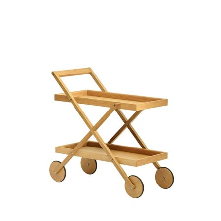 Design House Stockholm Serveringsvagn/Tevagn Exit Möbler Brun 86x81x41