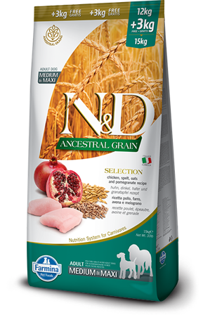 Farmina N&D Ancestral Grain Selection Pollo E Melograno Cani