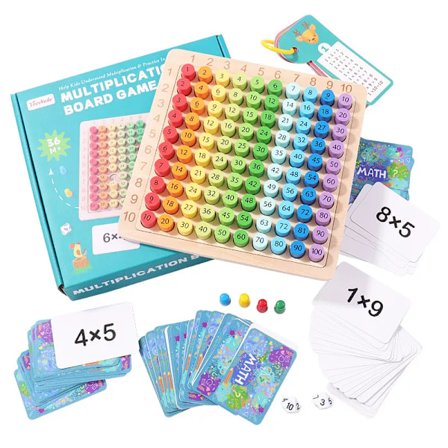 Montessori Educational Tre Leker Barn Baby Matte Leker 99 Multiplikasjon Tabell Matte