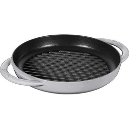 Grill i Gjutjärn - STAUB - 40511-781-0 - 22 cm - Ergonomiska Handtag - Kompatibel med Induktion