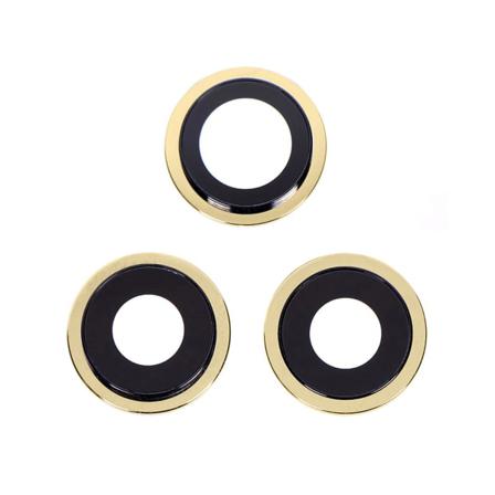 Iphone 12 Pro Max Bakre Kamera Lens Med Metal Ram Guld Guld