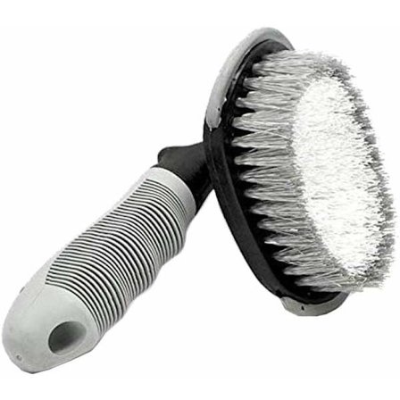 T-formet bil- og motorsykkeldekkrengjøringsbørste myk anti-ripe nylon KLB