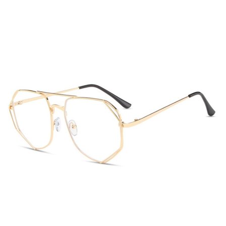Anti-Blue Light Lasit Ylisuuret silmälasit GOLD GOLD