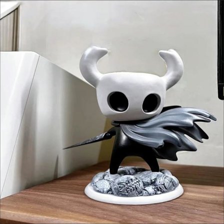 Gatelampe tom ridder hollow knight protagonist modellering håndlagde dukke ornamenter
