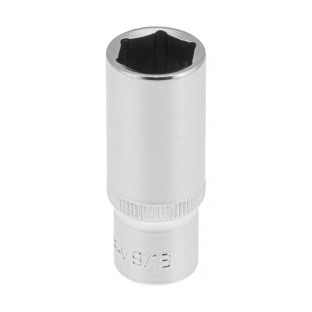PELA 562164 Hylsa drivstorlek 1/4", 6-kant, lång 9/19", Handverktyg