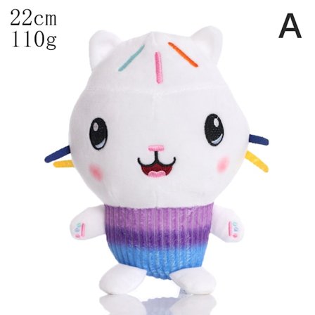 1st Gabby's Dollhouse Plysch leende kattfylld docka - spot sales