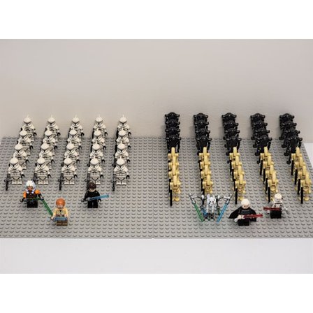 Star Wars Slagskeppsset Fas 1 Klonkrigare Droider Anpassat Set 66 delar