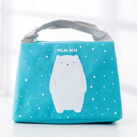 Isolert termisk kjølebag lunsjbag BLÅ