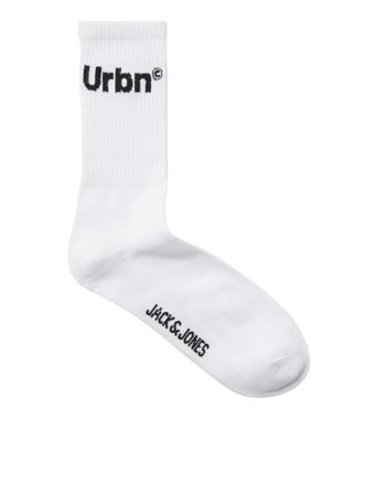 Jack & Jones Jacurbn Tennis Socks 7 Pack Sn - White - ONE SIZE